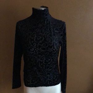 Black Velvet turtleneck
